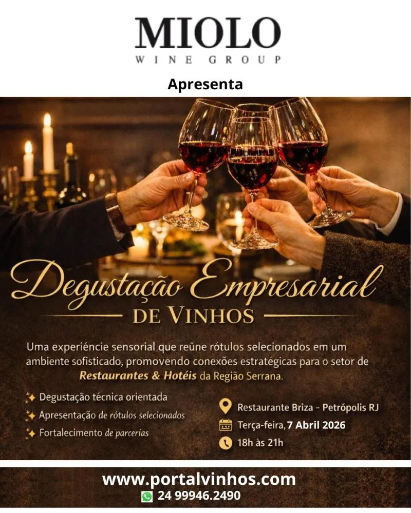 Degustação Empresarial de Vinhos