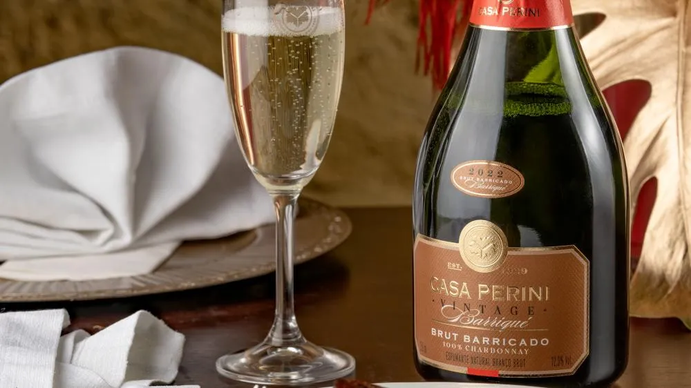 Casa Perini conquista Grande Ouro no Brazil Wine Challenge 2026 com o Vintage Brut Barriqué