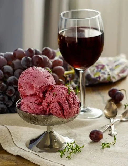 Sorvete de vinho: uma sobremesa requintada que combina frescor e sofisticação